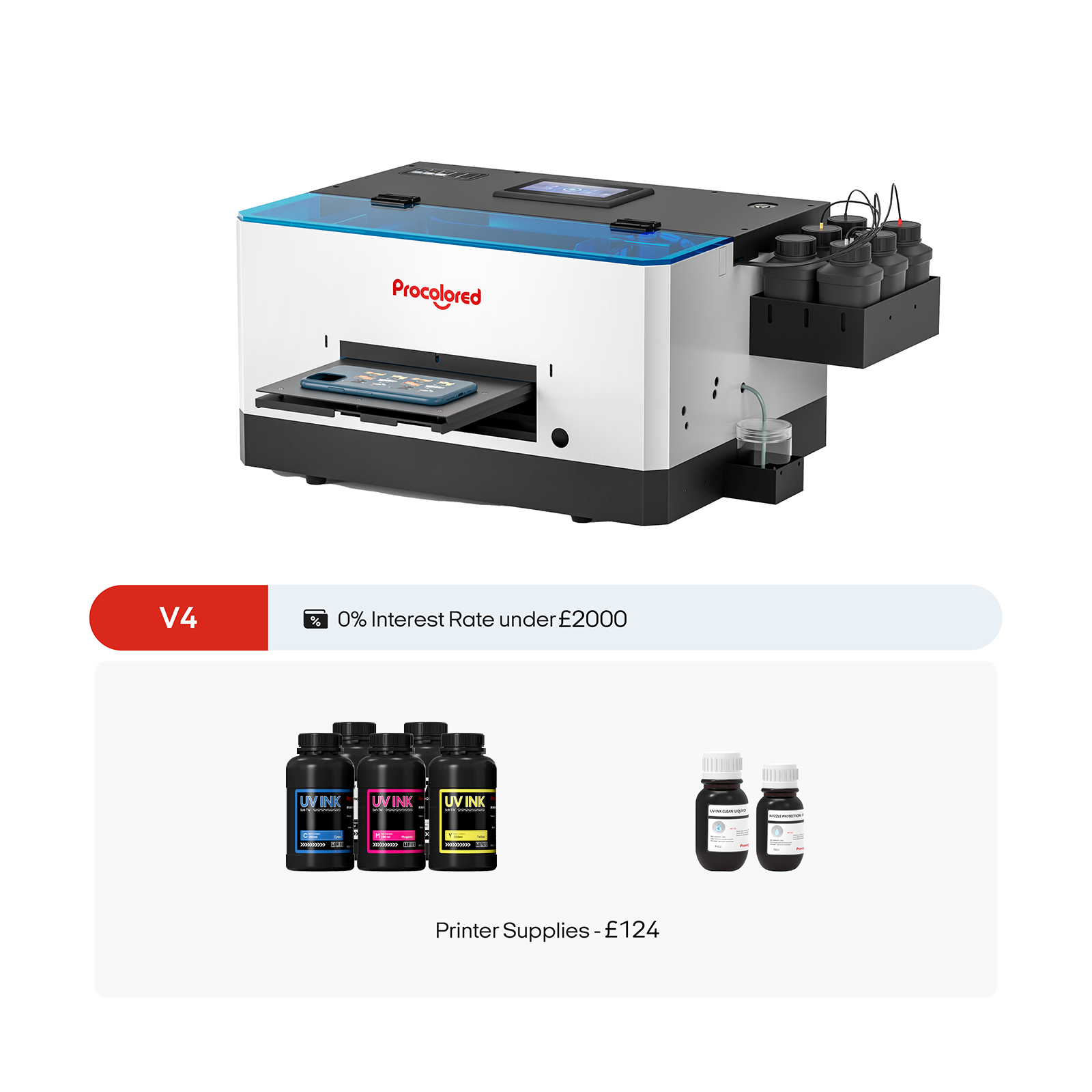 Procolored Imprimante UV 4.7" A5 L800